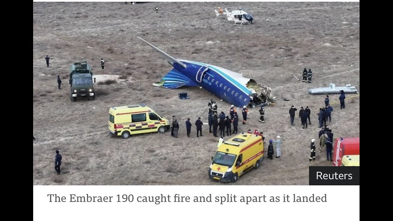 AZERBAIJAN AIRLINES🇦🇿✈️🚑⛑️📸PASSENGER PLANE-CRASH-WRECKAGE💥✈️⛑️🚑🛗💫