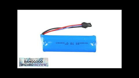 COOLBANK M5A1 1/16 7.4V 1200mah Battery RC Car Tank Spare Parts Review