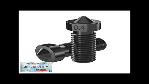 IDEAFORMER 0.4/1.75mm M6 Thread Hardened Steel Volcanic Nozzle for 3D Printer Part Review