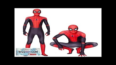 High Quality Superhero Spidermans Costume Bodysuit For Kids Adult Spandex Zentai Halloween Review