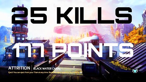 Titanfall 2 Gameplay | Average Attrition Match | 25 Kills | 3 Titan Kills | 177 Points | Short