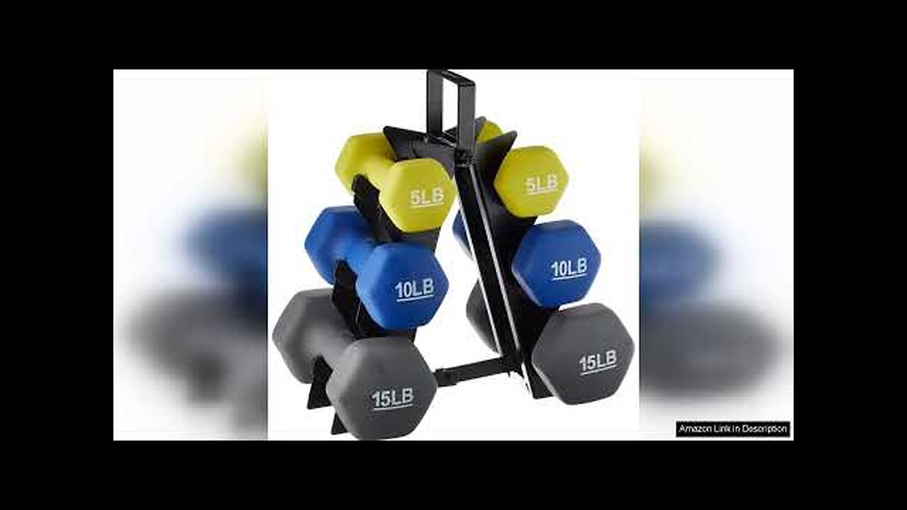 Amazon Basics Neoprene Coated Hexagon Workout Dumbbell Hand Weight Set Review