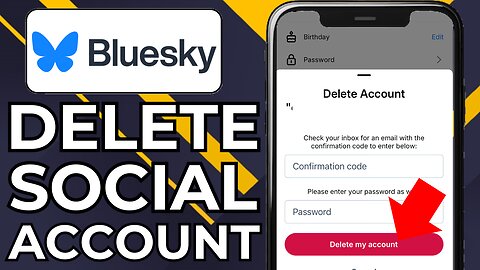 HOW TO DELETE BLUESKY SOCIAL ACCOUNT