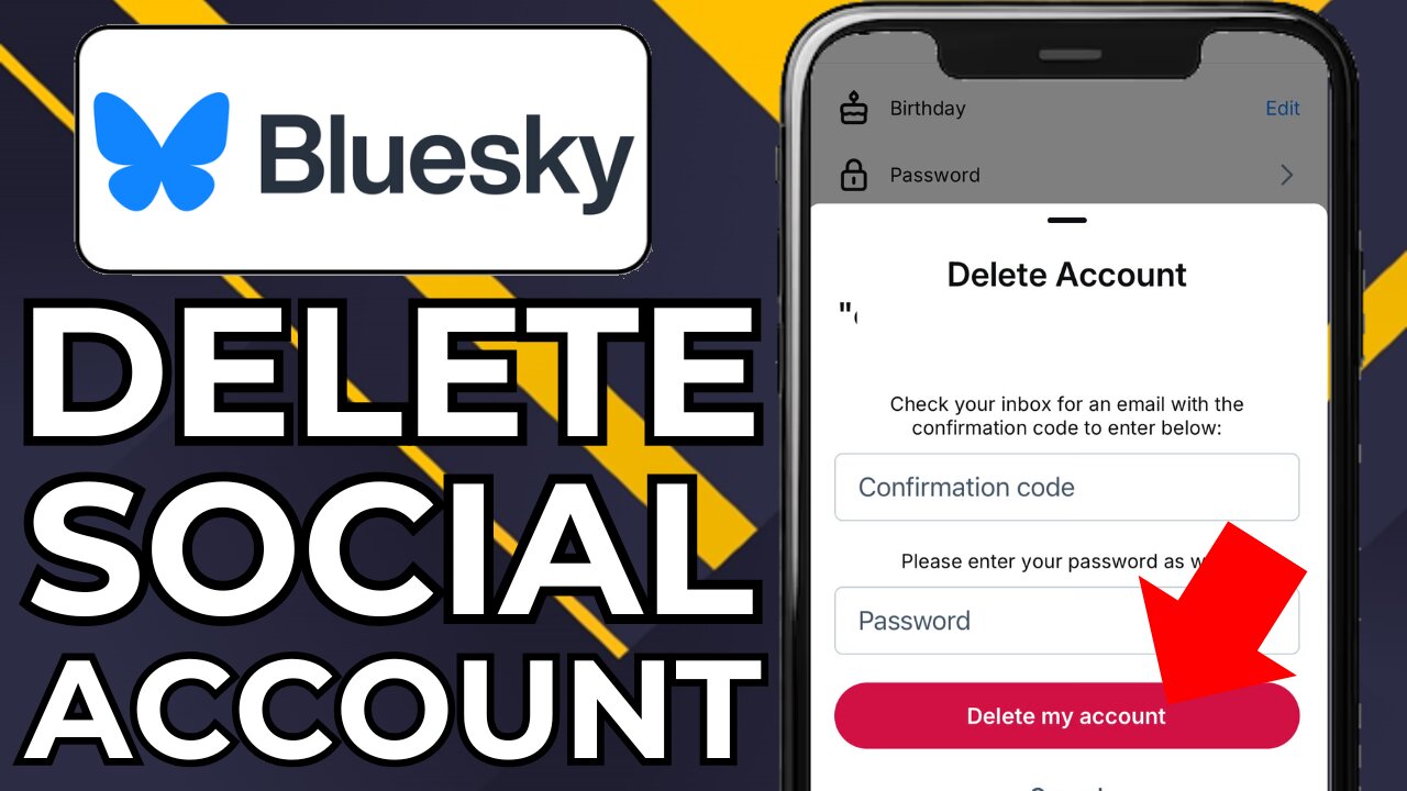 HOW TO DELETE BLUESKY SOCIAL ACCOUNT