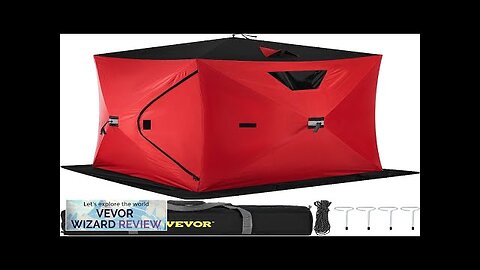 2-Person Ice Fishing Shelter Tent Portable Pop Up House Outdoor Fish Equipment Review