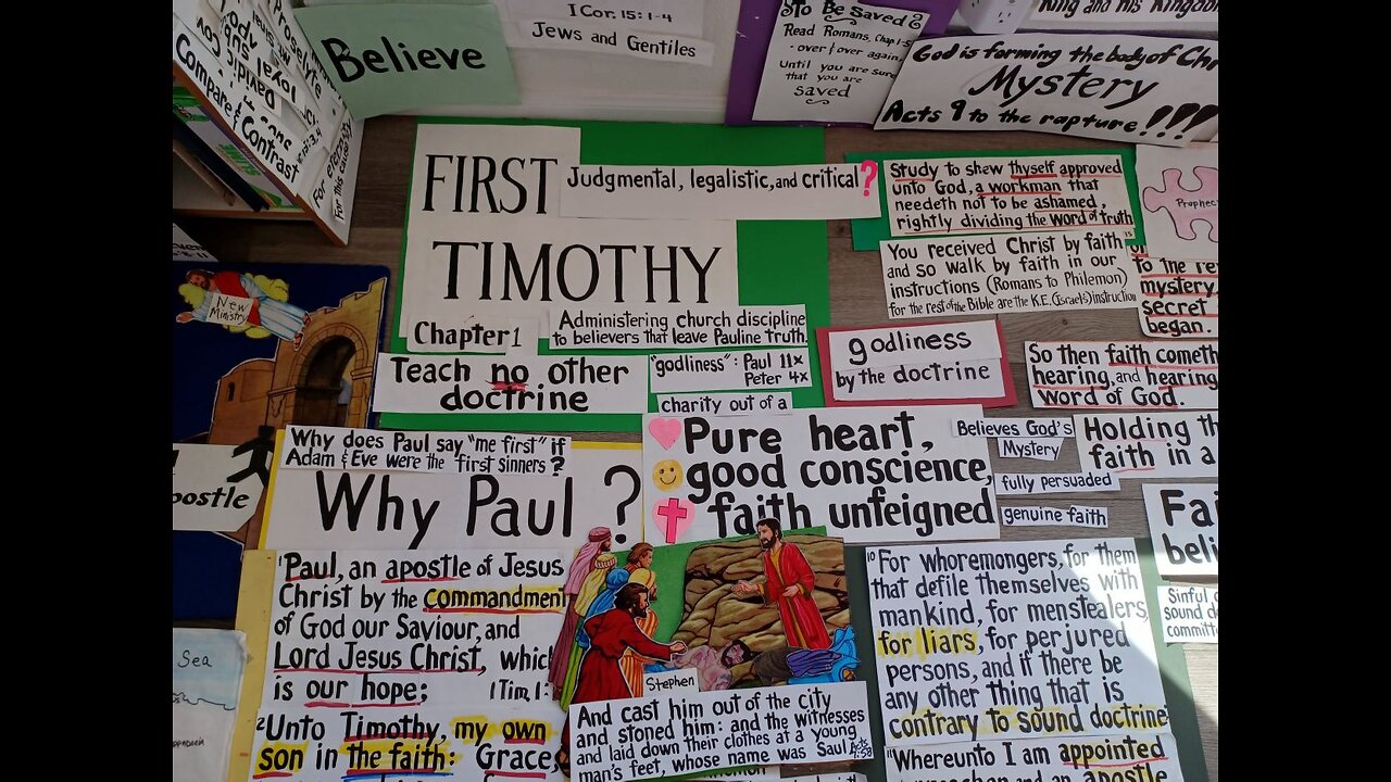 1 Timothy Chapter 1 - Marianne Manley