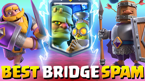 Clash Royale Best Bridge Spam! Beating Hard with Best Deck of Clash Royale