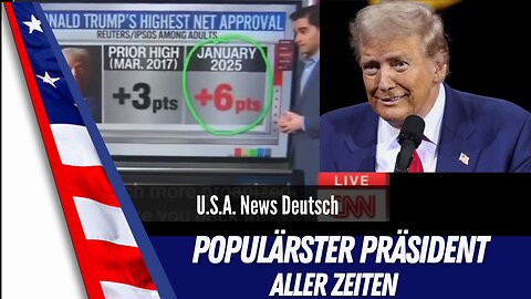 CNN - Trump populärster Präsident aller Zeiten