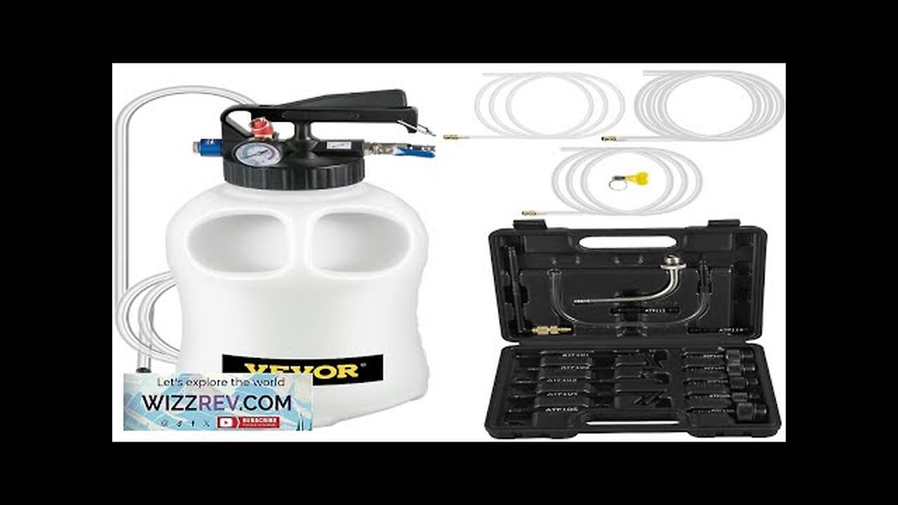 VEVOR Transmission Fluid Pump 2 Way Manual ATF Refill System Dispenser Oil Review