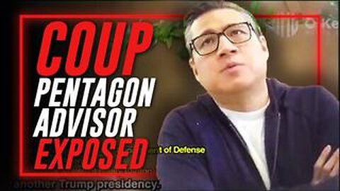 COUP ALERT: Top Pentagon Advisor FIRED After Revealing Plot To Undermine Trump In Undercover Video!