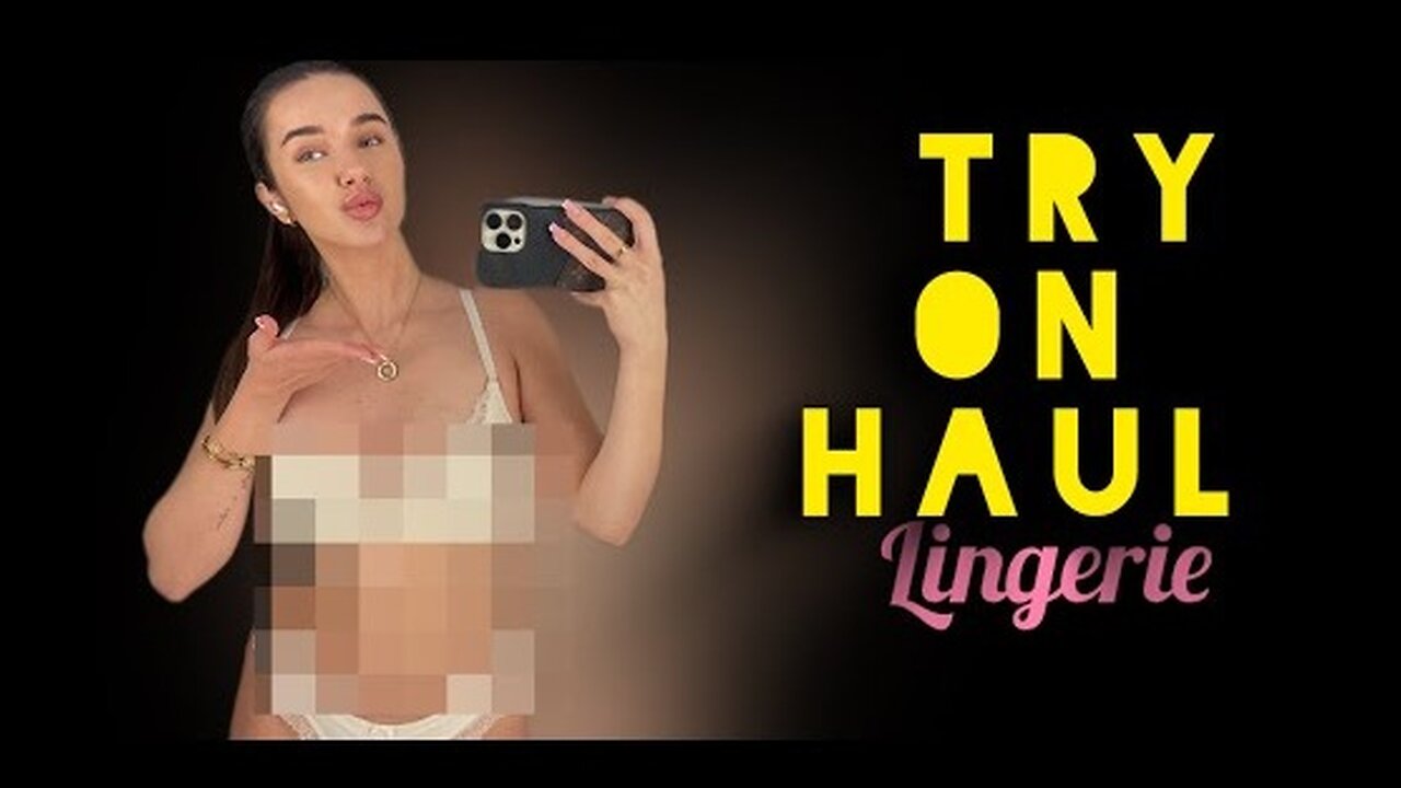 [4K] TRY ON HAUL WITH Alisa | GET READY WITH ME | LINGERIE 2025