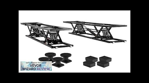 VEVOR Car Lift 7000 LBS Capacity Portable Car Lift with Extended-Length Plates Review