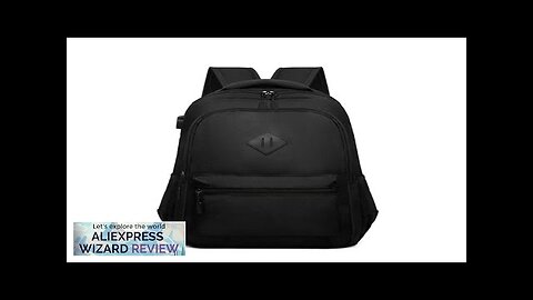 Waterproof Men Backpack Business Office Back Bags USB Charging 15.6 Inch Laptop Review