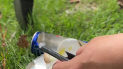 Bushcraft Trick: Popcorn on a Homemade Mini Stove!