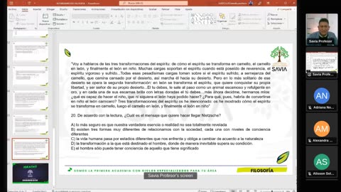 SAVIA SEMIANUAL 2024 | Semana 12 | Filosofía