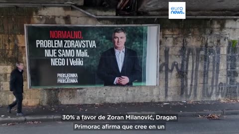 El presidente croata, "a lo Trump", favorito para ganar la segunda vuelta electoral