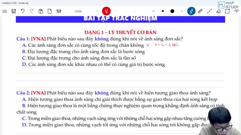 Bài 0213 Các kĩ thuật giải toán giao thoa ánh sáng ts2 Dạng 1 15 Phút