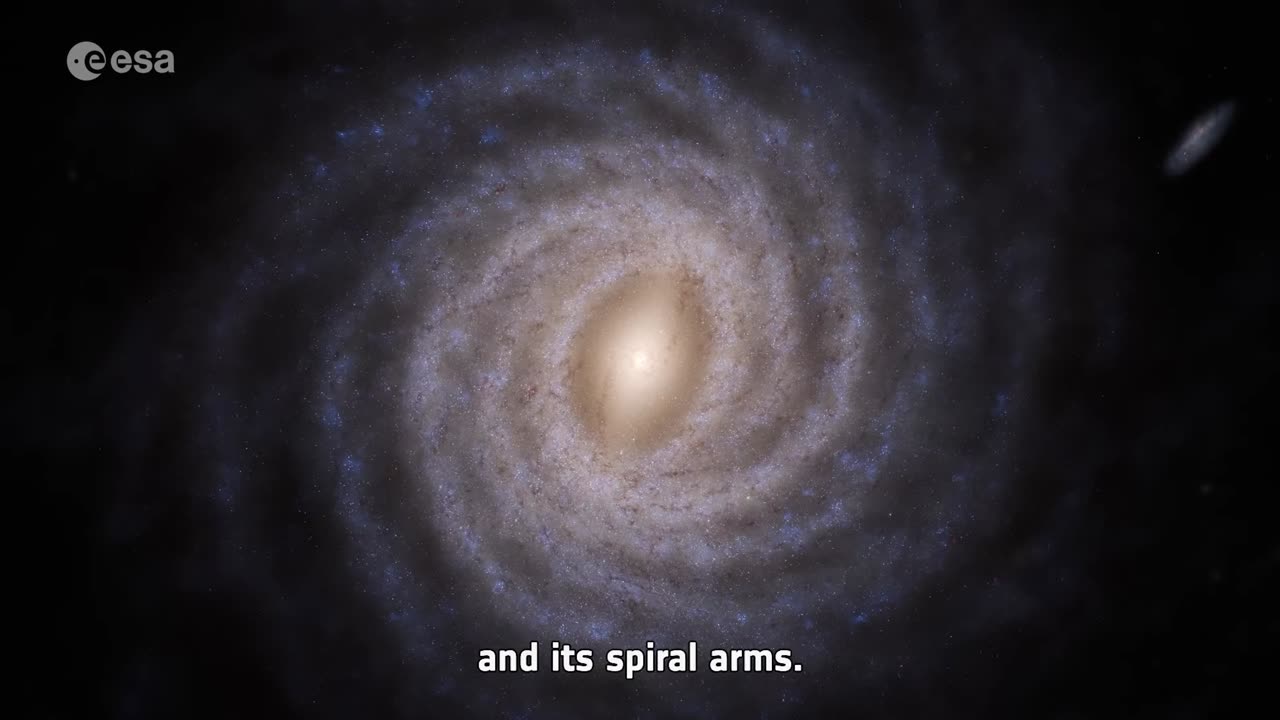 The best Milky Way animation, by Gaia