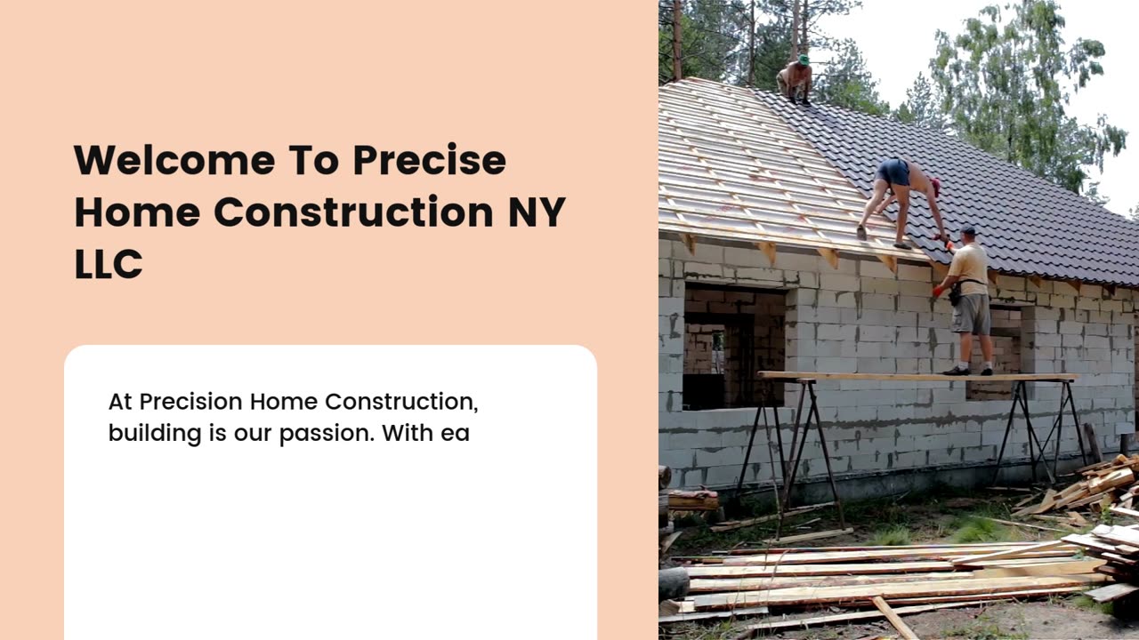 Precision Home Construction: Your Trusted Roofing Experts