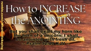 How to Increase the Anointing (2) | Faith for the Baptism in the Holy Spirit