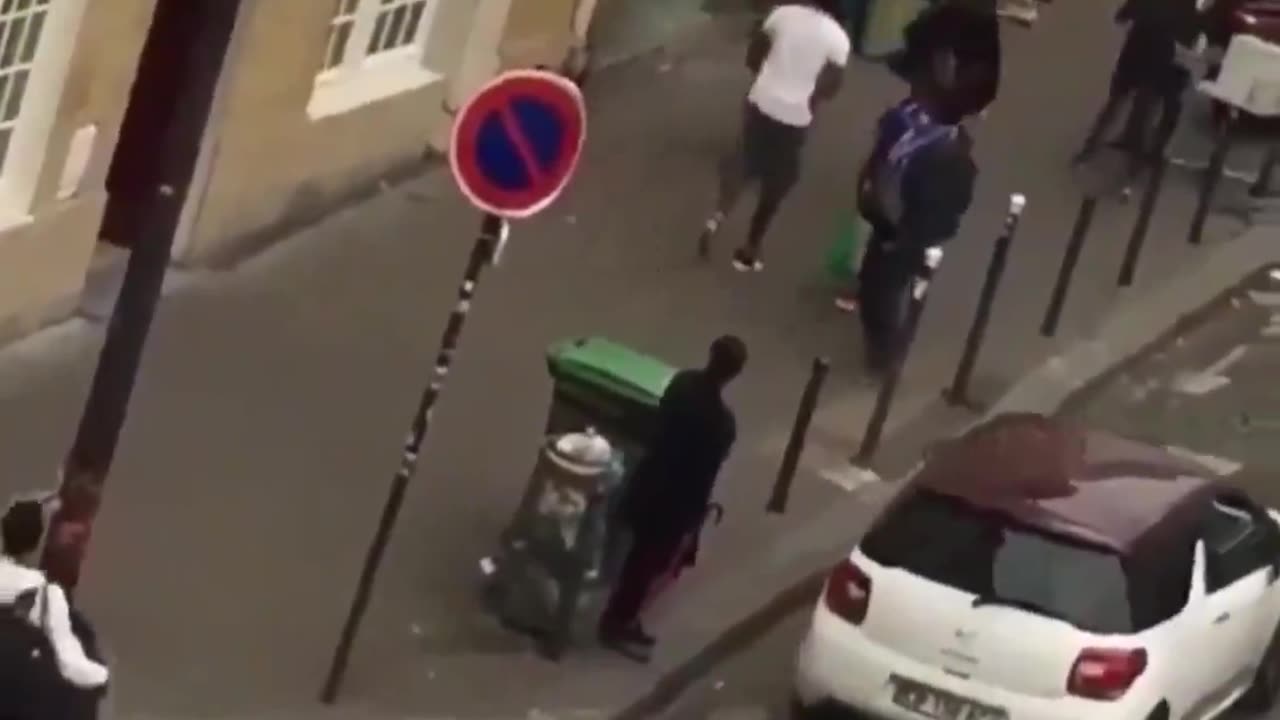 African migrant in Paris assaults white woman because she rejects him