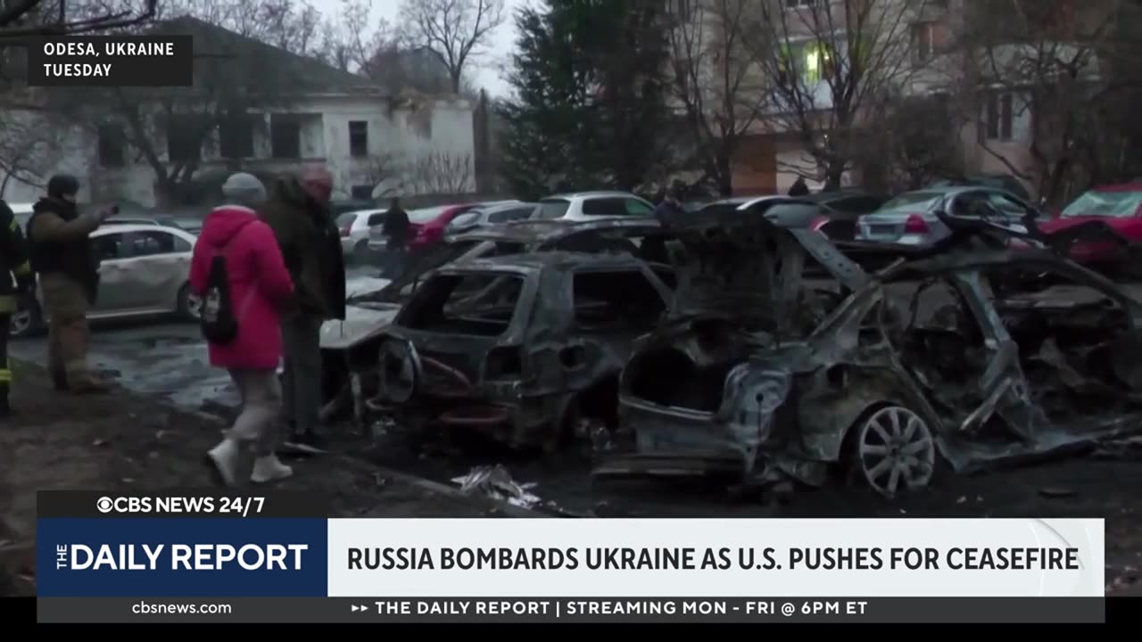 Russia bombards Ukraine as U.S. pushes for ceasefire