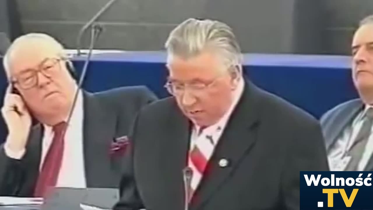 Andrzej Lepper w Parlamencie Europejskim- DOŚĆ ZNIEWOLENIA EKONOMICZNEGO Polski i Polaków! 04