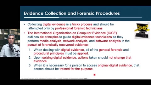 192 - Domain 7 -71 Evidence Collection and Forensic Procedures