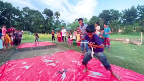 Fun Game- Challenge for Village Boys