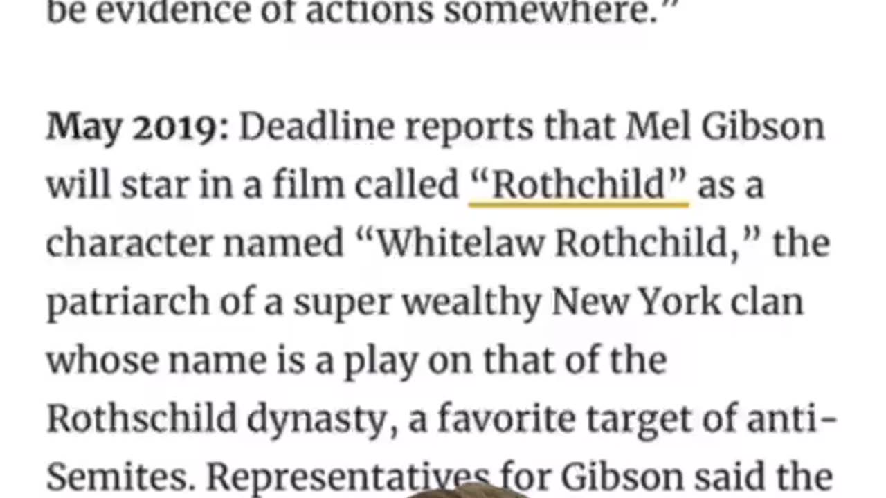 Every anti Semitic thing Mel Gibson has ever done: That we know of (Pause to Read)