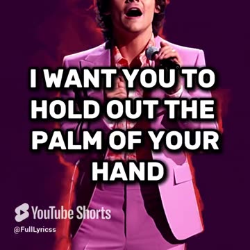 HARRY STYLES AS IT WAS LYRICS