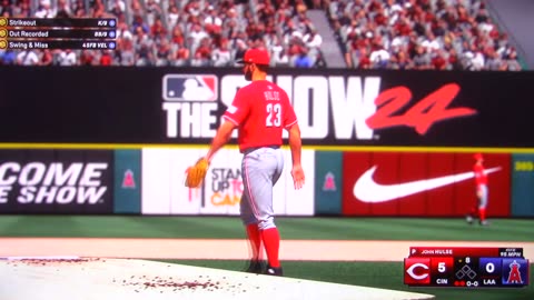 MLB The Show: Cincinnati Reds vs Los Angeles Angels (Hulse 200th Strikeout)