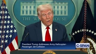 Trump Press Conference Regarding Airline Crash 'An Hour Of Anguish For Our Nation'