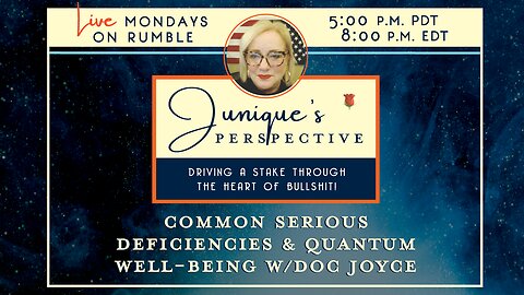 Common Serious Deficiencies and Quantum Well-Being with Doc Joyce 1-23-24
