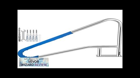 VEVOR Pool Rail 55x32 Pool Railing 304 Stainless Steel 250LBS Load Capacity Review