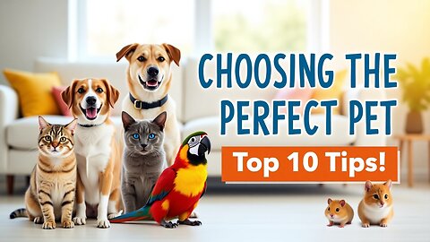 Top 10 Factors to Consider When Choosing the Perfect Pet for Your Lifestyle