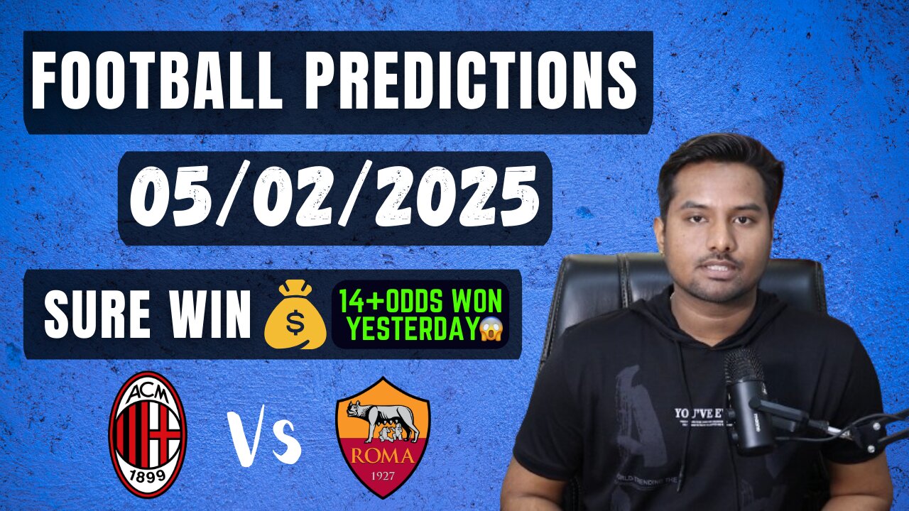 Football Predictions Today 05/02/2025 | Soccer Predictions | Football Betting Tips - Copa Italia