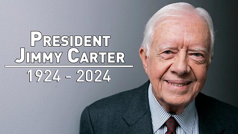 Jimmy Carter, 39th President of the United States, has died