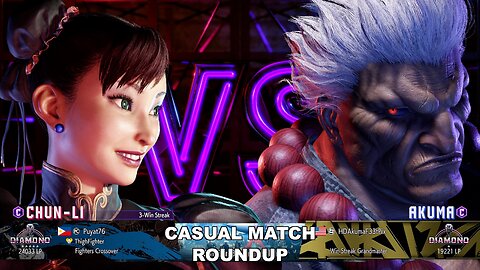 Kuya Kalbo SF6 Casual Match Roundup. Chun Li 4 star Diamond Rank [Hori Fight Stick]