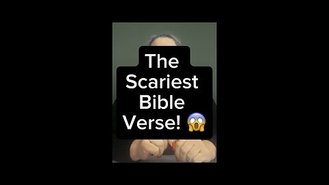 The Scariest Bible Verse! 😱 #truth #ASL #Yeshua #eternal #Yahweh #bible