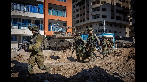 Israeli military video troops operating in Jabaliya, northern Gaza