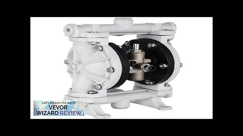 VEVOR Air-Operated Double Diaphragm Pump 1/2 in Inlet & Outlet Polypropylene Body Review