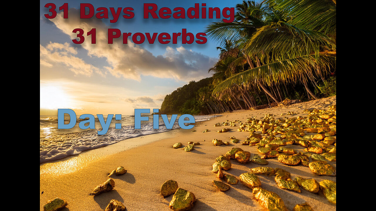"31 Days Reading 31 Proverbs" Series