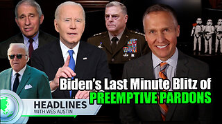 Biden’s Last Minute Pardons for Fauci, Milley; AOC Trump Meltdown; Trump Suspends 51 Intel Officials