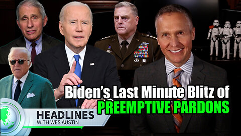 Biden’s Last Minute Pardons for Fauci, Milley; AOC Trump Meltdown; Trump Suspends 51 Intel Officials