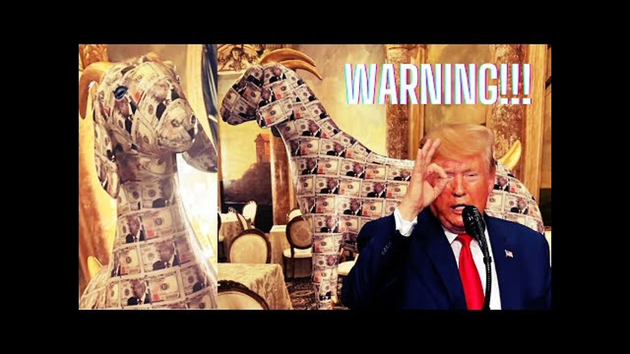 WARNING!!!! TRUMP DISPLAYS "GOAT" IDOL AT MAR-A-LAGO!!!