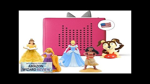 Toniebox Audio Player Starter Set with Cinderella Belle Moana Tangled and Playtime Review