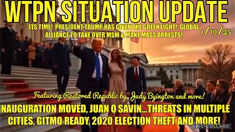 WTPN SIT/UP: ITS TIME! PRES! TRUMP HAS GIVEN THE GREEN LIGHT! TAKEOVER OF MSM & ARRESTS!