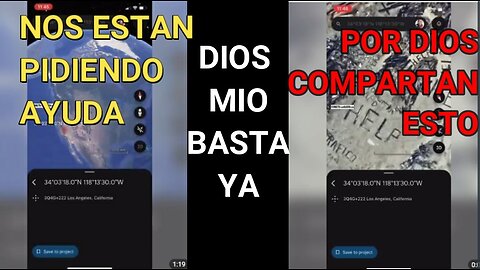 Atencion NIÑOS TRAFICADOS en LA , PIDIENDO AYUDA , captado por google earth