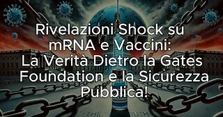 AVV. HULSCHER: "BILL GATES BIOTERRORISTA DA ARRESTSRE PER GENOCIDIO"